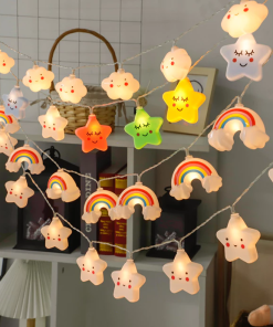 Star-shaped USB LED strip lights